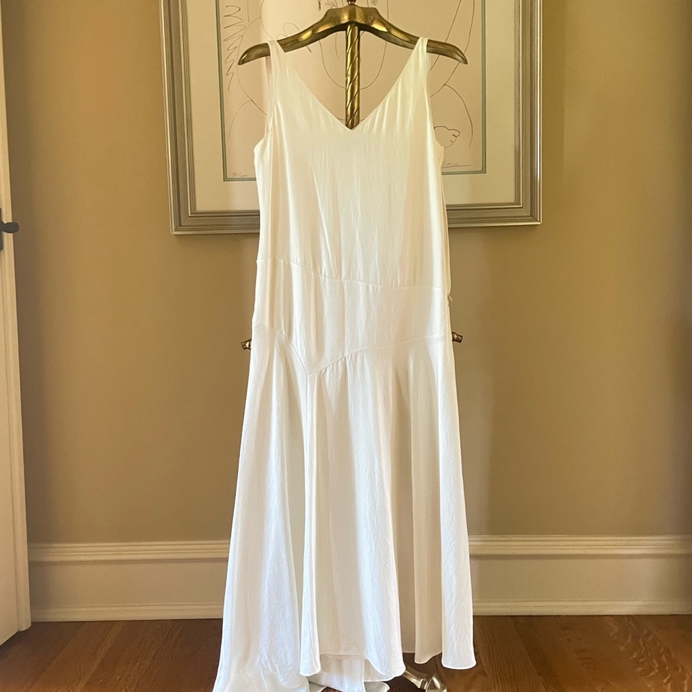 Theory white dress